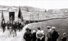 The demonstration in Ådalen 1931, the picture is taken shortly before the military opened fire.